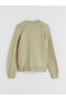 Özmarka New Season Crew Neck Self-Patterned Women's Knitwear Sweater - 6