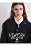 Cey New Season New York Embroidered Oversized Women's Thick Sweatshirt - 3