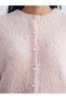 Two Mt Shop Quality Lcw Modest Pink Knitwear Plain Short Women's Cardigan - 3