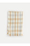Peak New Season Fringed Plaid Patterned Women's Scarf - 5