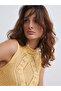 Quality Parts from Çelebi Store Hakim Roba Collar Lace-Like Knit Women's Knitwear Sweater - 4