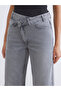 Wideleg Women's Jean Trousers - 3