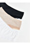 Lace Detailed Brazilian Panties 3-Pack - 3