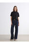 Two Mt Shop Quality Lcw Modest Black Interlock Plain Loose & Baggy Short Sleeve Women's T-Shirt - 2