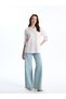 Vizyon New Season Cropped Collar Striped Poplin Women's Shirt - 2