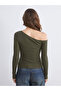Artı New Season Boat Neck Textured Women's Bodysuit - 4
