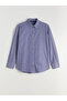 Striped Oversize Women's Shirt - 5