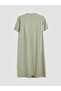 A-Line Dress with Scoop Neckline - 8