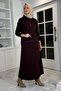 Kumsal Knitwear Set Bitter Brown - 3