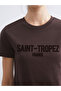 Esvab • Modern & Distinctive Zero Roba Collar Embroidered Women's T-Shirt - 4