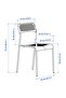 SANDSBERG Chair, red-brown - 6