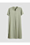 Esvab • Modern & Distinctive Roba Collar A-Line Dress - 8