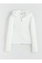 Xside White Knitwear Plain Women's Cardigan with Nevavm Difference - 5