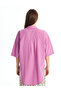 Nevavm Shawl Collar Plain Oversize Linen Look Women's Kimono with a Difference - 4