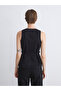 Nevavm V-Neck Women's Jean Vest with a Difference - 4