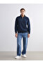 Stand Collar Men's Sweatshirt - 2