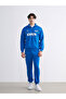 New Season Stand Collar Printed Men's Sweatshirt - 5