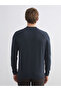 Esvab • Modern & Distinctive Half Fisherman Roba Collar Long Sleeve Men's Knitwear Sweater - 5