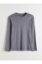 تي شيرت رجالي بأكمام طويلة من Peak New Season Crew Neck Basic - 5