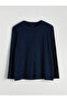 Crew Neck Long Sleeve Men's T-Shirt - 5