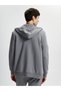Özmarka New Season Hooded Long Sleeve Men's Zippered Sweatshirt - 6