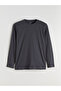 Crew Neck Long Sleeve Men's T-Shirt - 5