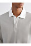 Rmz Gi̇yi̇m Farkiyla Contrast Polo Collar Men's Sweatshirt - 6