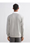 Rmz Gi̇yi̇m Farkiyla Contrast Polo Collar Men's Sweatshirt - 8