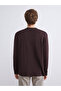 Crew Neck Long Sleeve Men's Sweatshirt - 4