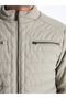 Standardfit Stand-Up Collar Men's Leather-Look Coat from Uzg Store for Style Enthusiasts - 5