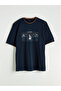 Crew Neck Printed Combed Cotton Men's T-Shirt