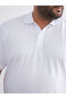 Rmz Gi̇yi̇m Farkiyla Large Size Turn-Down Roba Collar Pique Men's T-Shirt - 6