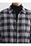 Regular Fit Long Sleeve Plaid Men's Lumberjack Shirt - 3
