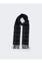 Vizyon New Season Plaid Tasseled Men's Scarf
