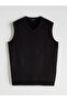 Peak New Season Standard Fit V-Neck Men's Knitwear Sweater - 5
