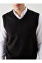 Peak New Season Standard Fit V-Neck Men's Knitwear Sweater - 3