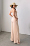 Women's Strappy V-Neck Crop Blouse and High Waist Wide Leg Pocket Slit Pants Set Mdf3001 - 2