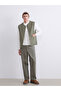 Xside Khaki Standard Fit V-Neck Men's Puffer Vest - 2