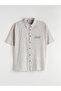 Peak New Season Comfortable Fit Short Sleeve Plaid Men's Shirt - 5