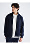 Vizyon New Season Comfortable Fit Stand Collar Men's Zippered Sweatshirt