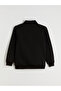 Mock Neck Men's Thick Sweatshirt - 7