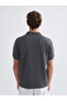 Polo Neck Short Sleeve Basic Men's T-Shirt - 4