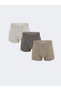 Vizyon New Season Comfortable Fit Cotton Flexible Men's Boxer 3-Pack