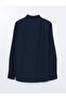 Nevavm Regular Fit Long Sleeve Gabardine Men's Shirt with Difference - 6