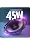 Theater Wave E30 2.1 Channel Wired Speaker System- 45W Subwoofer with 2 Speakers, Bluetooth 5 - 3
