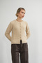 Women's Pastel Color Buttoned Soft Knit Cardigan - 5