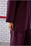 Modal Basic Long Sweatshirt Burgundy - 5