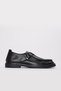 Black Genuine Leather Thermo Sole Women's Casual Shoes Tg092462614063833 - 5
