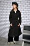 Minimal Trench Coat Black - 2