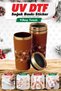 New Year Gift Ornament Sticker Uv Dtf Printing Patterned Mug Cup Wrap Transfer 1Pc Sticker Decal-